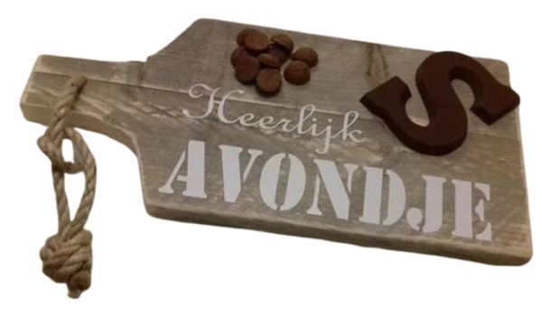 Houten borrelplank 40, 60 cm