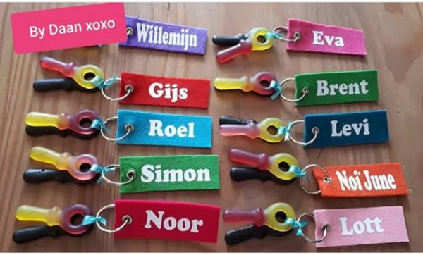 Sleutelhanger traktatie
